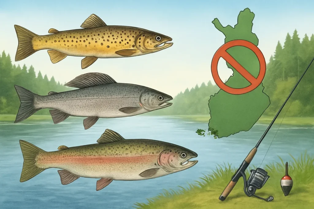 Lohikalat suomessa: käytännön oppaan kuvitus