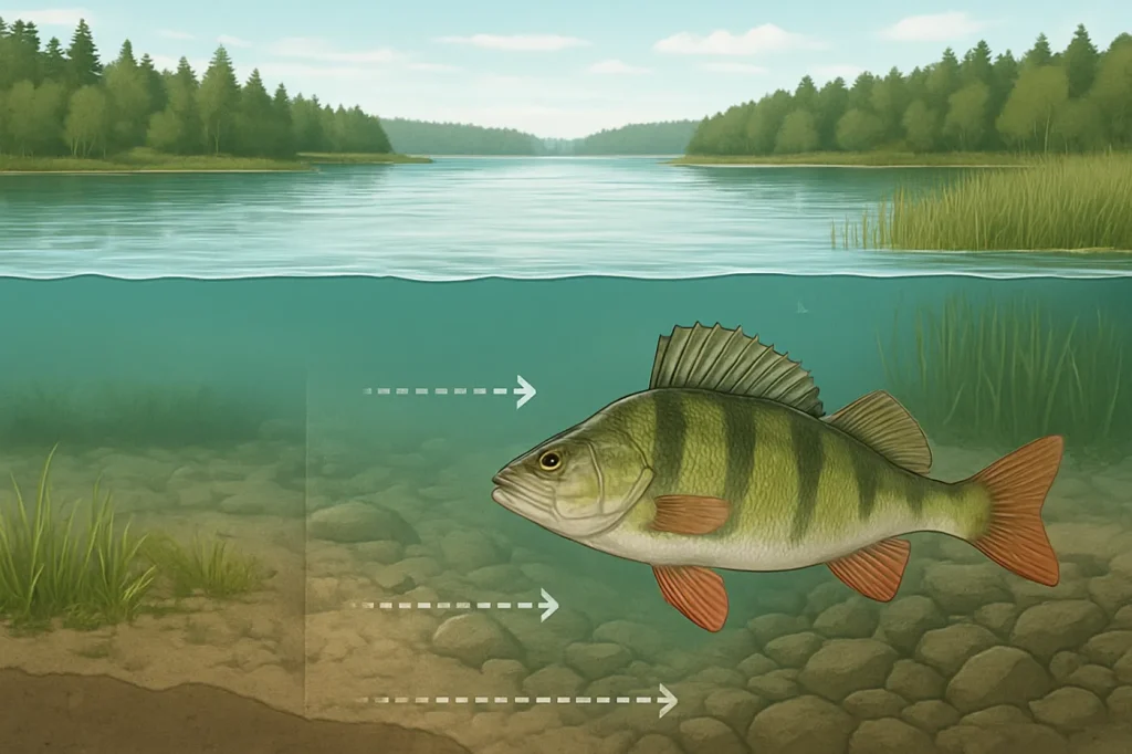 Ahvenen esiintyminen eri järvityypeissä: käytännön oppaan kuvitus