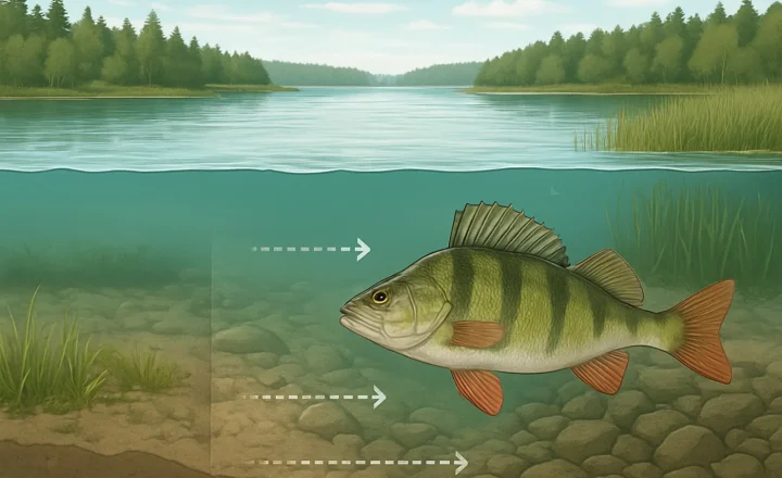 Ahvenen esiintyminen eri järvityypeissä: käytännön oppaan kuvitus