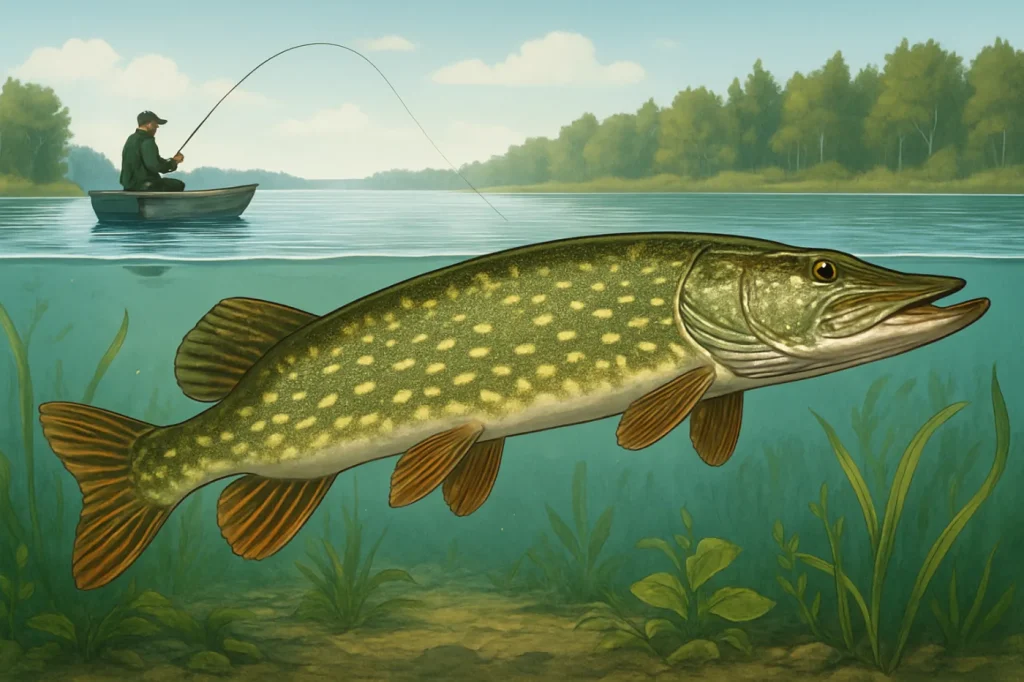 Hauki kala: käytännön oppaan kuvitus