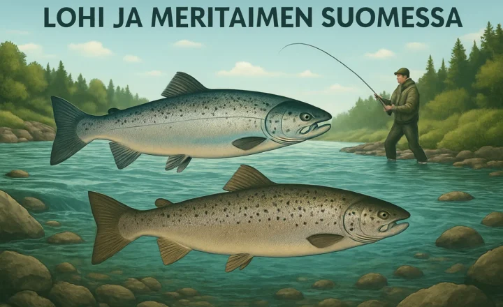 Lohi meritaimen suomessa: käytännön oppaan kuvitus